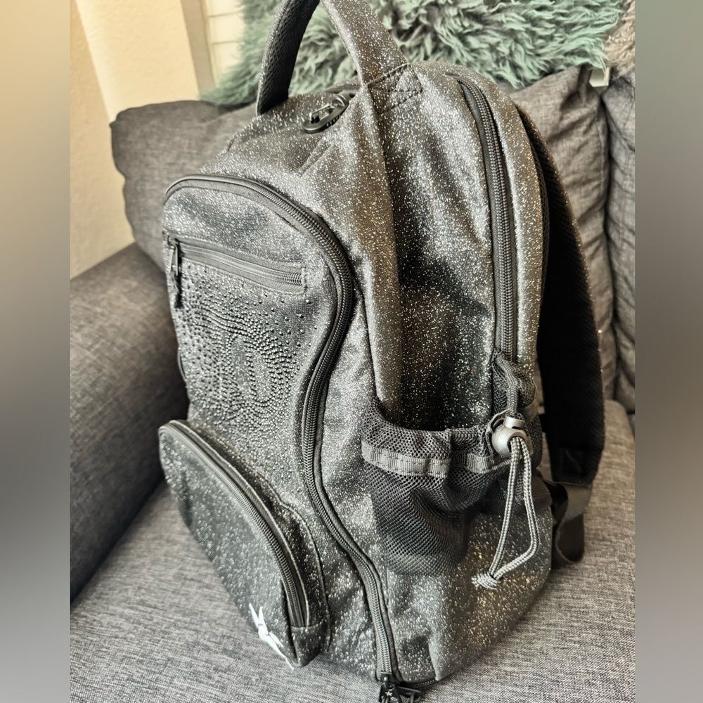 Rebel Athletic Dream Bag – Large, Black with Black Zipper and Black Crystals - Picture 4 of 15